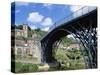 Ironbridge Gorge, Worlds' First Iron Structure (1779) by Designer Abraham Darby-null-Stretched Canvas