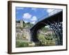 Ironbridge Gorge, Worlds' First Iron Structure (1779) by Designer Abraham Darby-null-Framed Photographic Print