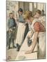 Ironing in the Public Laundry-null-Mounted Art Print