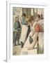 Ironing in the Public Laundry-null-Framed Art Print