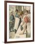 Ironing in the Public Laundry-null-Framed Art Print
