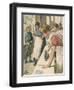 Ironing in the Public Laundry-null-Framed Art Print