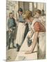 Ironing in the Public Laundry-null-Mounted Premium Giclee Print