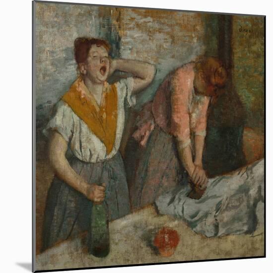 Ironing Women, circa 1884-1886-Edgar Degas-Mounted Giclee Print