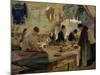Ironing Workshop in Trouville, 1888-Hendrik Anthonissen-Mounted Giclee Print