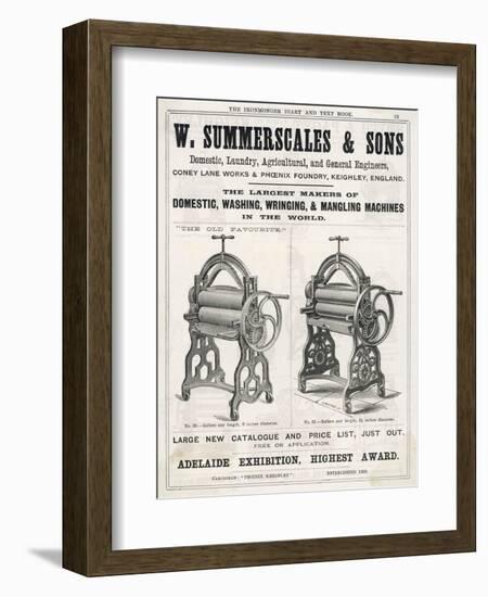 Ironmonger Diary-null-Framed Art Print