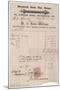 Ironmonger Receipt 1881-null-Mounted Art Print