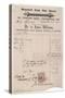 Ironmonger Receipt 1881-null-Stretched Canvas