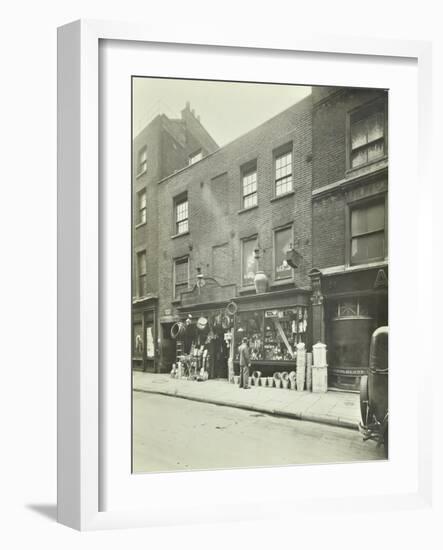 Ironmongers Shop on Carnaby Street, London, 1944-null-Framed Photographic Print