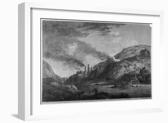 Ironworks at Coalbrookdale Shropshire-Laurence Stephen Lowry-Framed Art Print