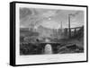 Ironworks at Nant-Y-Glo, South Wales-null-Framed Stretched Canvas