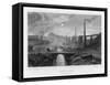 Ironworks at Nant-Y-Glo Wales-Henry Gastineau-Framed Stretched Canvas