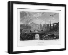 Ironworks at Nant-Y-Glo Wales-Henry Gastineau-Framed Art Print