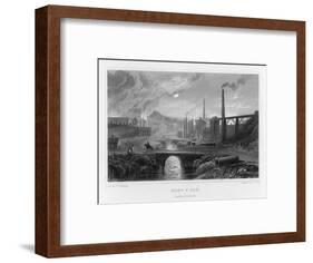 Ironworks at Nant-Y-Glo Wales-Henry Gastineau-Framed Art Print