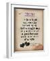 Irony (Quote from Pride and Prejudice by Jane Austen)-Jeanne Stevenson-Framed Art Print