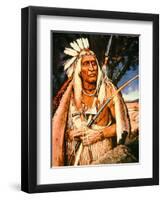 Iroquois Chief-Henry H. Cross-Framed Giclee Print