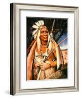 Iroquois Chief-Henry H. Cross-Framed Giclee Print