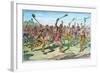 Iroquois: Lacrosse-C.W. Jefferys-Framed Giclee Print