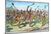 Iroquois: Lacrosse-C.W. Jefferys-Mounted Giclee Print