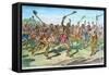 Iroquois: Lacrosse-C.W. Jefferys-Framed Stretched Canvas