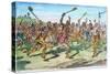 Iroquois: Lacrosse-C.W. Jefferys-Stretched Canvas