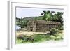 Iroquois Longhouse-null-Framed Giclee Print