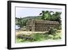 Iroquois Longhouse-null-Framed Giclee Print