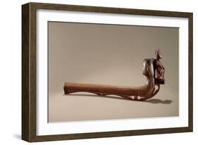 Iroquois Pipe, C.1725-American School-Framed Giclee Print