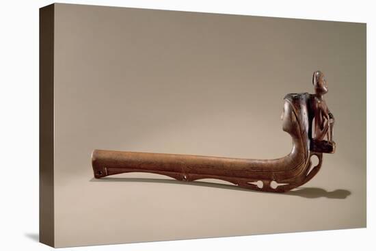 Iroquois Pipe, C.1725-American School-Stretched Canvas
