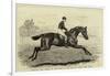 Iroquois, the Winner of the Derby of 1881, and His Jockey, Fred Archer-null-Framed Giclee Print