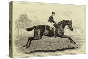 Iroquois, the Winner of the Derby of 1881, and His Jockey, Fred Archer-null-Stretched Canvas