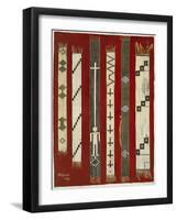 Iroquois Wampum Belts-Grider Rufus-Framed Giclee Print