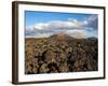 Irregular Blocky Lava and Cinder Cones of Timanfaya National Park, Canary Islands-Robert Francis-Framed Photographic Print