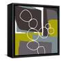 Irregular Circles 3-Jan Weiss-Framed Stretched Canvas