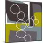 Irregular Circles 3-Jan Weiss-Mounted Art Print