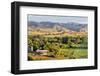 Irrigated Foothills Farmland in Sunrise Light, Belvue near Fort Collins in Northern Colorado-PixelsAway-Framed Photographic Print