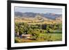 Irrigated Foothills Farmland in Sunrise Light, Belvue near Fort Collins in Northern Colorado-PixelsAway-Framed Photographic Print