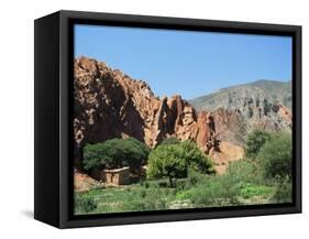 Irrigated Vegetable Garden in the Desert Hills, Near Purmamarca, Jujuy, Argentina, South America-Lousie Murray-Framed Stretched Canvas