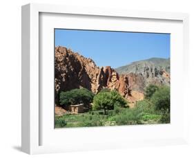 Irrigated Vegetable Garden in the Desert Hills, Near Purmamarca, Jujuy, Argentina, South America-Lousie Murray-Framed Photographic Print
