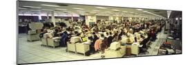 IRS Workers at Computer Stations, Entering Income Tax Returns Data-Ted Thai-Mounted Premium Photographic Print