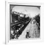 Irt Third Avenue Line Along the Bowery, New York, C.1897-null-Framed Photographic Print