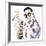 Irving Berlin - caricature-Neale Osborne-Framed Giclee Print