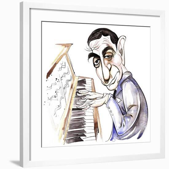 Irving Berlin - caricature-Neale Osborne-Framed Giclee Print