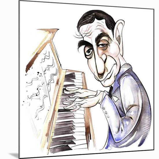 Irving Berlin - caricature-Neale Osborne-Mounted Giclee Print