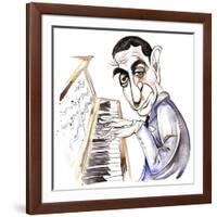 Irving Berlin - caricature-Neale Osborne-Framed Giclee Print