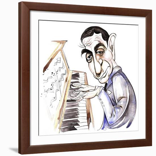 Irving Berlin - caricature-Neale Osborne-Framed Giclee Print