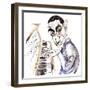 Irving Berlin - caricature-Neale Osborne-Framed Giclee Print