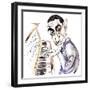 Irving Berlin - caricature-Neale Osborne-Framed Giclee Print