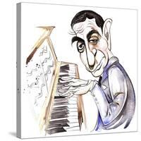 Irving Berlin - caricature-Neale Osborne-Stretched Canvas