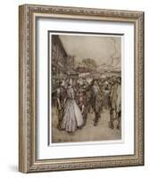 Irving, Rip's Return-Arthur Rackham-Framed Art Print